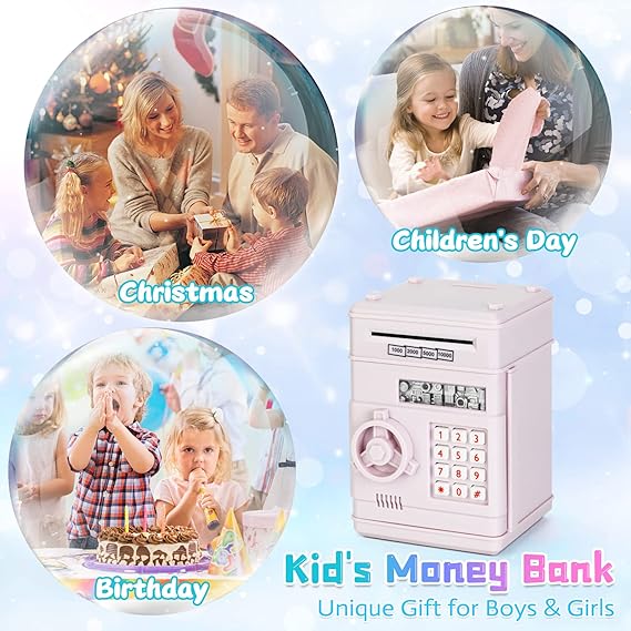 Refasy Smart Kids ATM Piggy Bank
Refasy Electronic Piggy Bank for Kids
Refasy ATM Coin and Cash Bank Toy
Refasy Interactive Money Saving Bank for Children
Refasy Password-Protected Piggy Bank
Refasy Fun Piggy Bank with Automatic Cash Deposit
Educational Refasy Money Bank for Kids
Refasy Gift for Kids - Electronic ATM Bank
Refasy Coin and Cash Saver Piggy Bank
Refasy Digital Piggy Bank for Boys and Girls