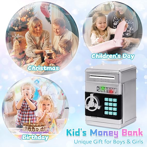 Refasy Smart Kids ATM Piggy Bank
Refasy Electronic Piggy Bank for Kids
Refasy ATM Coin and Cash Bank Toy
Refasy Interactive Money Saving Bank for Children
Refasy Password-Protected Piggy Bank
Refasy Fun Piggy Bank with Automatic Cash Deposit
Educational Refasy Money Bank for Kids
Refasy Gift for Kids - Electronic ATM Bank
Refasy Coin and Cash Saver Piggy Bank
Refasy Digital Piggy Bank for Boys and Girls