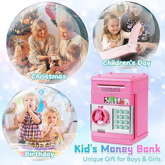 Refasy Smart Kids ATM Piggy Bank
Refasy Electronic Piggy Bank for Kids
Refasy ATM Coin and Cash Bank Toy
Refasy Interactive Money Saving Bank for Children
Refasy Password-Protected Piggy Bank
Refasy Fun Piggy Bank with Automatic Cash Deposit
Educational Refasy Money Bank for Kids
Refasy Gift for Kids - Electronic ATM Bank
Refasy Coin and Cash Saver Piggy Bank
Refasy Digital Piggy Bank for Boys and Girls